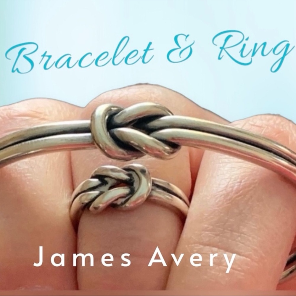 James Avery bracelet and ring lovers knot nautical